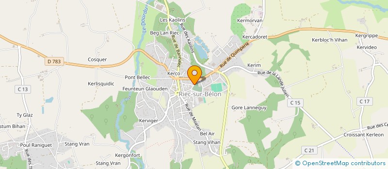 localisation de l'entreprise MADAME EMMANUELLE GAUFILLE  RIEC-SUR-BELON