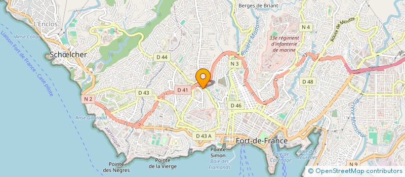 localisation de l'entreprise MADAME EMMANUELLE GAYDIER  FORT-DE-FRANCE