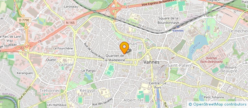 localisation de l'entreprise MADAME EMMANUELLE GENDROT  VANNES