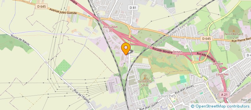 localisation de l'entreprise MADAME EMMANUELLE GEORGES  ESCAUDAIN