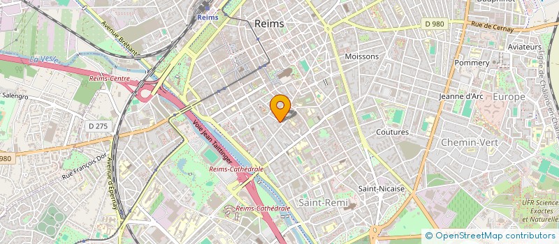 localisation de l'entreprise MADAME EMMANUELLE GHESQUIERE  REIMS