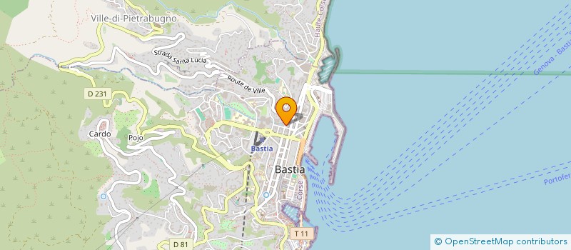 localisation de l'entreprise MADAME EMMANUELLE GILORMINI  BASTIA