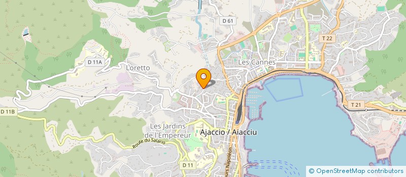 localisation de l'entreprise MADAME EMMANUELLE GIRARD à AJACCIO