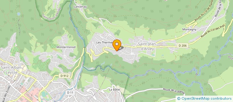 localisation de l'entreprise MADAME EMMANUELLE GIRAUD  SAINT-JEAN-D'ARVEY