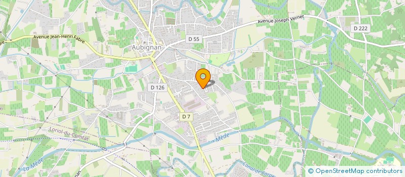 localisation de l'entreprise MADAME EMMANUELLE GODCHAUX  AUBIGNAN