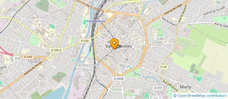 localisation de l'entreprise MADAME EMMANUELLE GODIN à VALENCIENNES