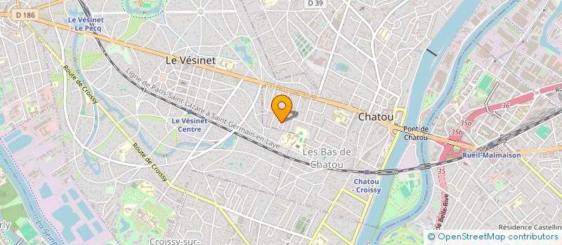 localisation de l'entreprise MADAME EMMANUELLE GODINEAU  CHATOU