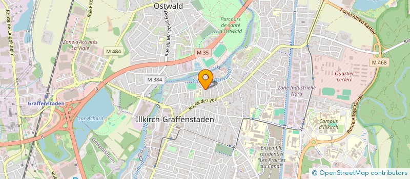 localisation de l'entreprise MADAME EMMANUELLE GOEB  ILLKIRCH-GRAFFENSTADEN