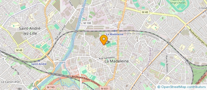 localisation de l'entreprise MADAME EMMANUELLE GOLDSTEIN à LA MADELEINE