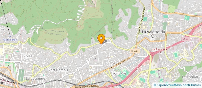 localisation de l'entreprise MADAME EMMANUELLE GONZALES  TOULON