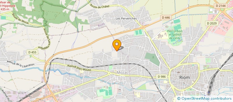 localisation de l'entreprise MADAME EMMANUELLE GONZALEZ  MOZAC