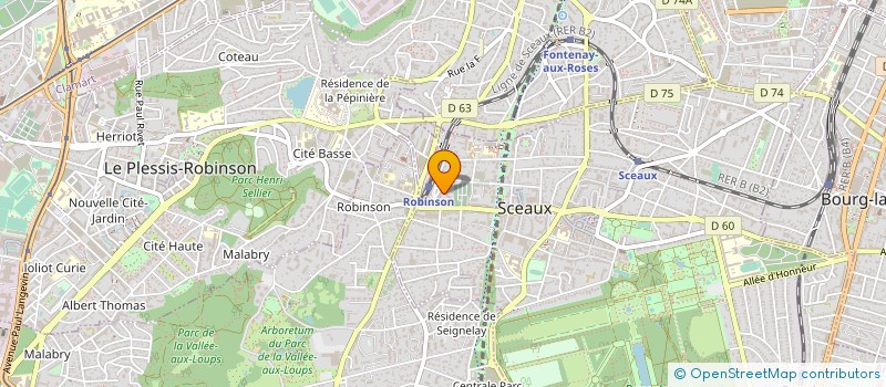 localisation de l'entreprise MADAME EMMANUELLE GOUBIER à SCEAUX