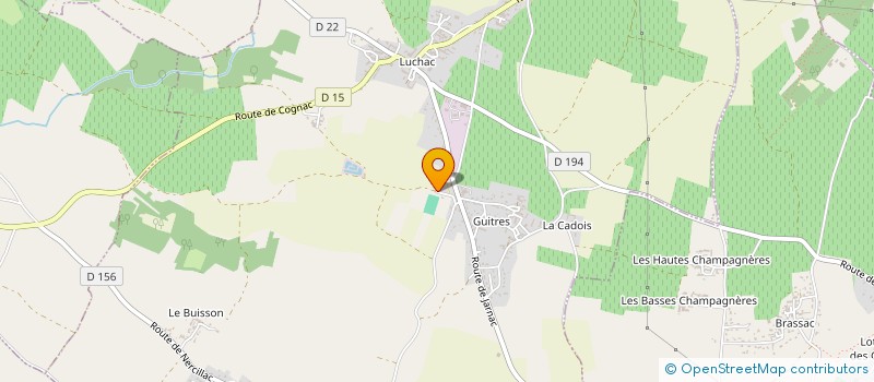 localisation de l'entreprise MADAME EMMANUELLE GOUINEAU  CHASSORS