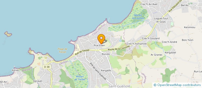 localisation de l'entreprise MADAME EMMANUELLE GOUPIL  PERROS-GUIREC