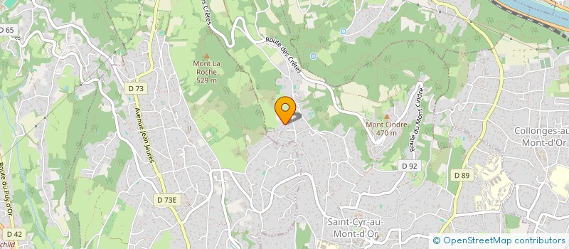 localisation de l'entreprise MADAME EMMANUELLE GOUTAUDIER  SAINT-CYR-AU-MONT-D'OR