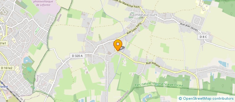 localisation de l'entreprise MADAME EMMANUELLE GRAUX  RAIMBEAUCOURT