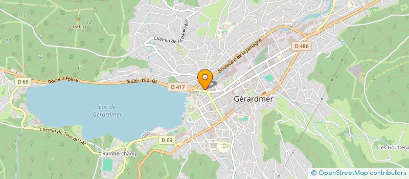 localisation de l'entreprise MADAME EMMANUELLE GRAVIER  GERARDMER