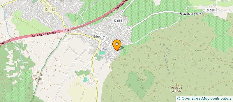 localisation de l'entreprise MADAME EMMANUELLE GRILLERES  SALLES-D'AUDE