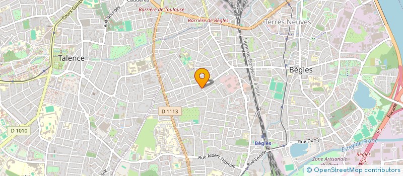 localisation de l'entreprise MADAME EMMANUELLE GRITTE  BORDEAUX