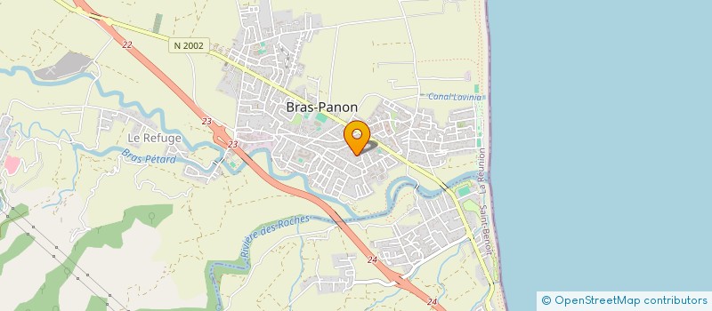 localisation de l'entreprise MADAME EMMANUELLE GRONDIN  BRAS-PANON