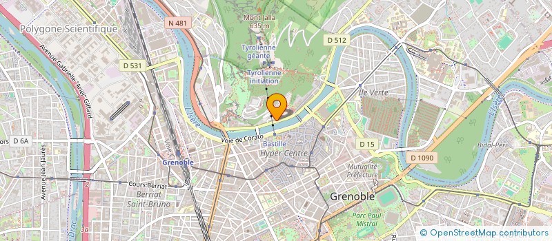 localisation de l'entreprise MADAME EMMANUELLE GUERIN  GRENOBLE