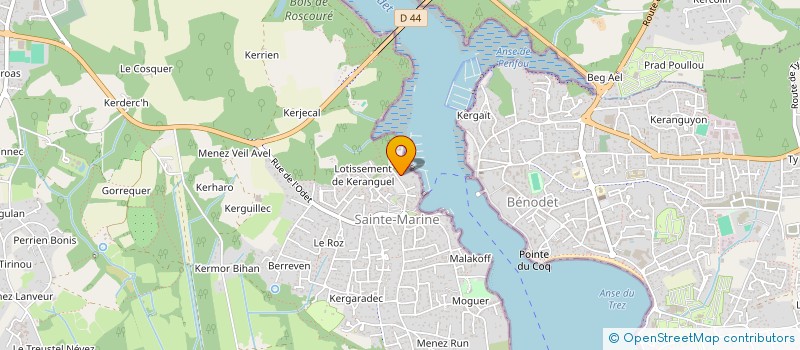 localisation de l'entreprise MADAME EMMANUELLE GUEZENNEC--CANO  PONT-L'ABBE