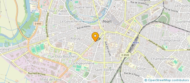 localisation de l'entreprise MADAME EMMANUELLE GUILLARD à NIORT