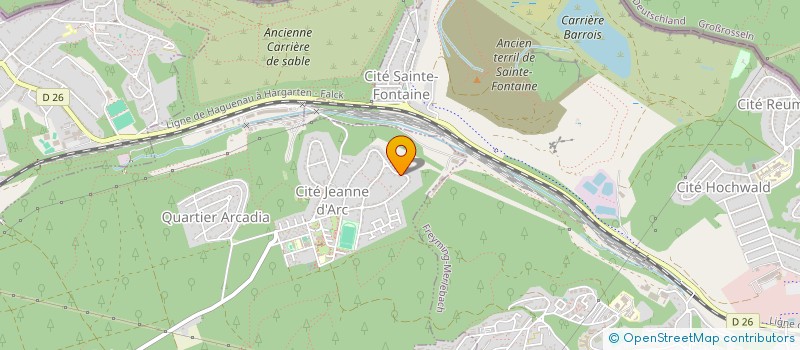 localisation de l'entreprise MADAME EMMANUELLE GUILLAUME  SAINT-AVOLD