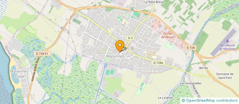 localisation de l'entreprise MADAME EMMANUELLE GUILLEMIN à MARENNES-HIERS-BROUAGE