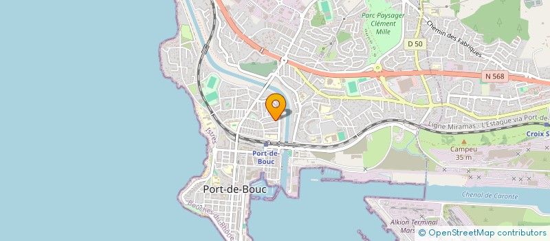 localisation de l'entreprise MADAME EMMANUELLE GUILLERM  PORT-DE-BOUC