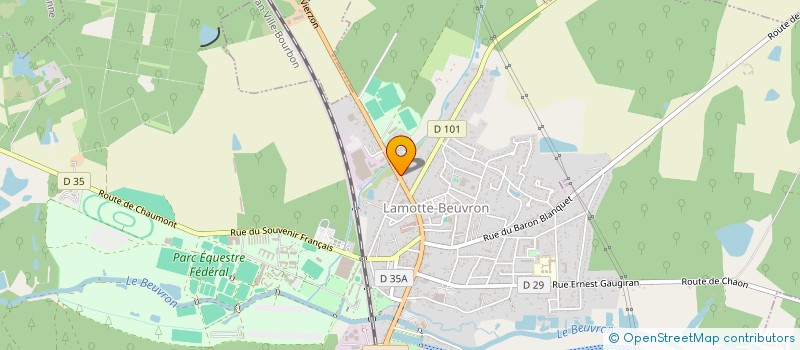 localisation de l'entreprise MADAME EMMANUELLE HABERT  LAMOTTE-BEUVRON