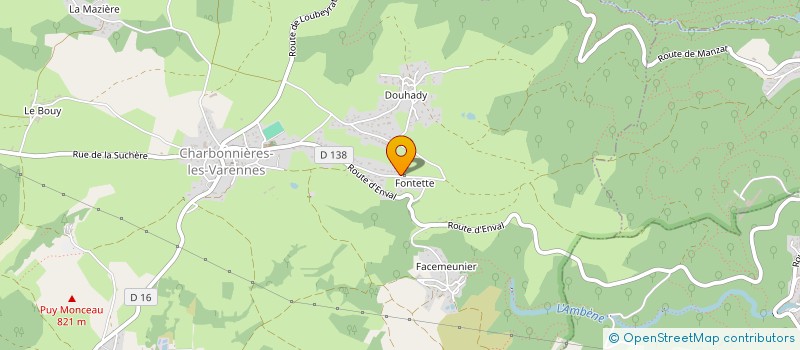 localisation de l'entreprise MADAME EMMANUELLE HAMEL  CHARBONNIERES-LES-VIEILLES