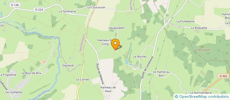 localisation de l'entreprise MADAME EMMANUELLE HAMON  TAMERVILLE