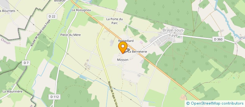 localisation de l'entreprise MADAME EMMANUELLE HAQUETTE  BRAYE-SOUS-FAYE