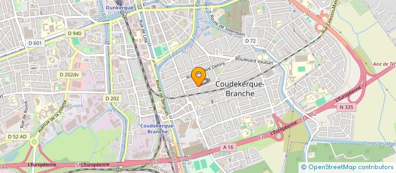 localisation de l'entreprise MADAME EMMANUELLE HAYAERT  COUDEKERQUE-BRANCHE