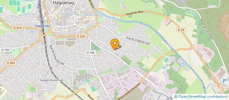 localisation de l'entreprise MADAME EMMANUELLE HEBTING  HAGUENAU