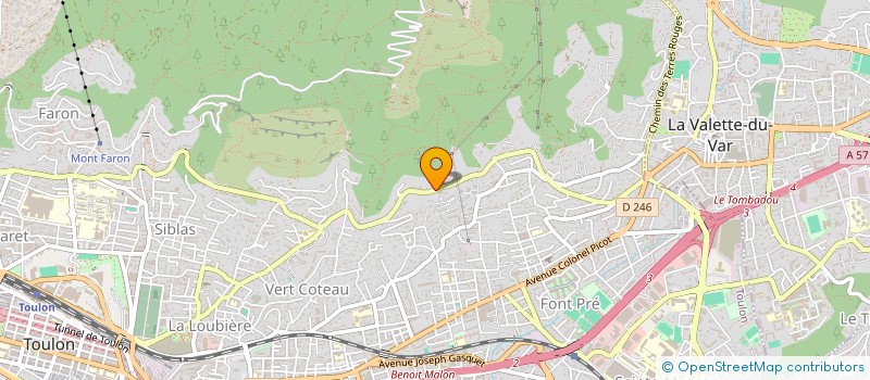 localisation de l'entreprise MADAME EMMANUELLE HECKER  TOULON