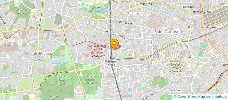 localisation de l'entreprise MADAME EMMANUELLE HEMAR  MERIGNAC