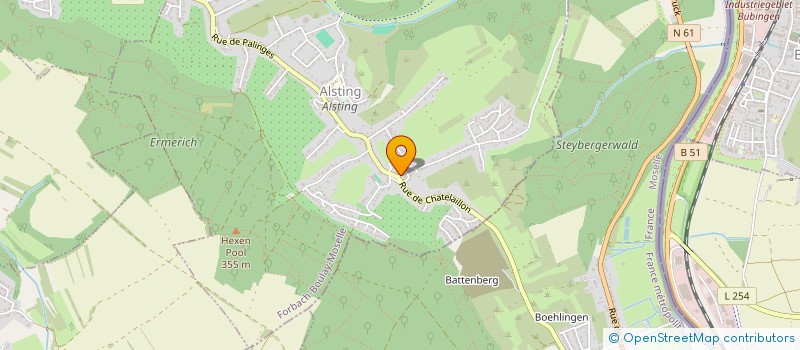 localisation de l'entreprise MADAME EMMANUELLE HERBECK  ALSTING