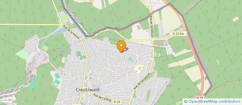 localisation de l'entreprise MADAME EMMANUELLE HERMS  CREUTZWALD