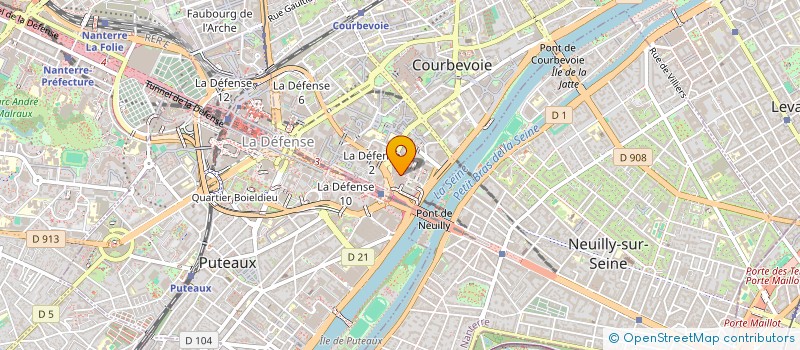 localisation de l'entreprise MADAME EMMANUELLE HERRADA  COURBEVOIE
