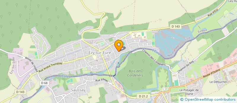 localisation de l'entreprise MADAME EMMANUELLE HOAREAU  EZY-SUR-EURE