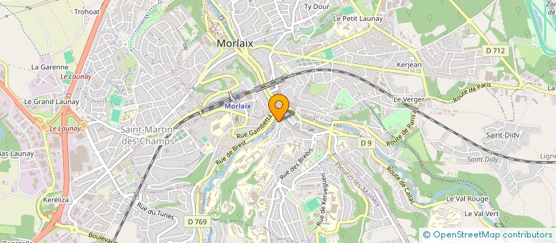 localisation de l'entreprise MADAME EMMANUELLE HOLLEY à MORLAIX