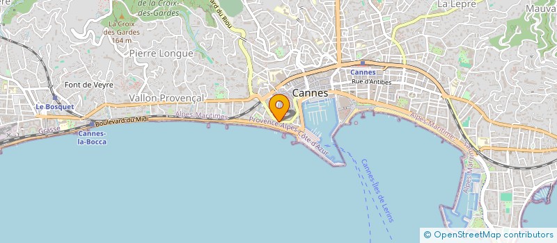 localisation de l'entreprise MADAME EMMANUELLE HOLMES-CUTTING à CANNES
