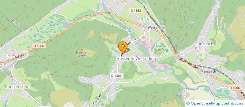 localisation de l'entreprise MADAME EMMANUELLE HOLTZ  HUSSEREN-WESSERLING