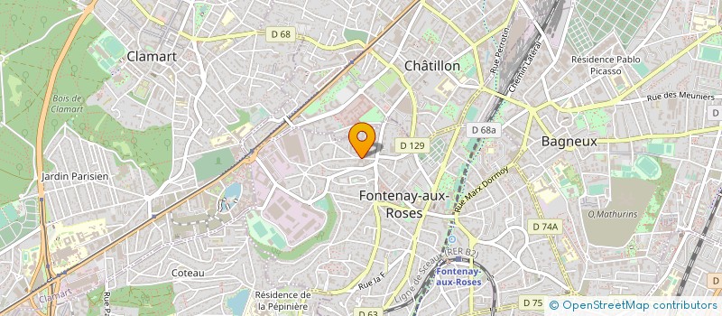 localisation de l'entreprise MADAME EMMANUELLE HONTSCHOOTE à FONTENAY-AUX-ROSES