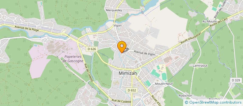 localisation de l'entreprise MADAME EMMANUELLE HOREAU  MIMIZAN