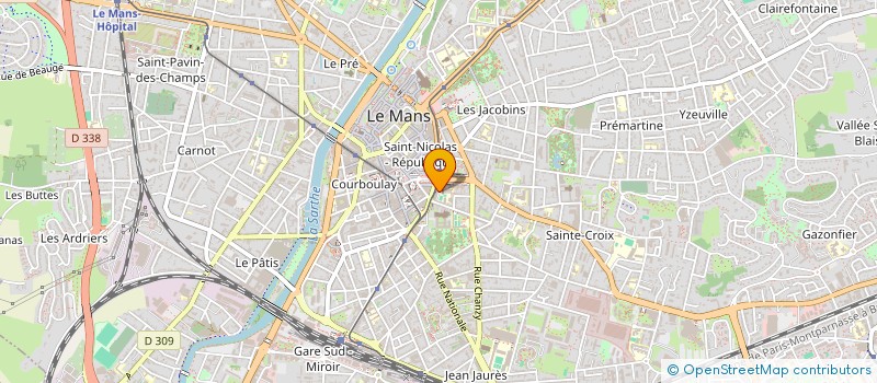 localisation de l'entreprise MADAME EMMANUELLE HOVASSE à LE MANS