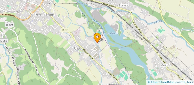 localisation de l'entreprise MADAME EMMANUELLE HURON  UZOS