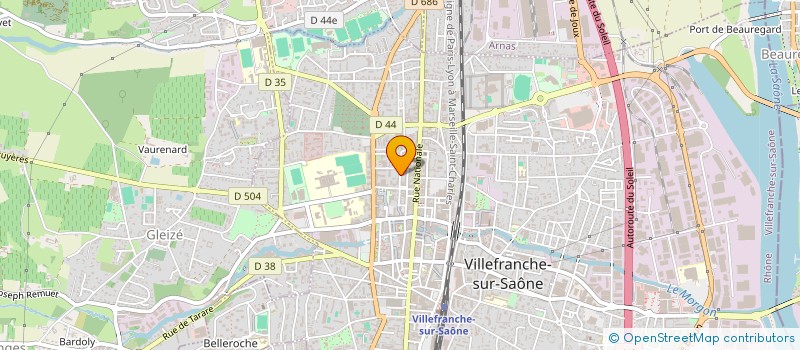 localisation de l'entreprise MADAME EMMANUELLE JACQUES à VILLEFRANCHE-SUR-SAONE